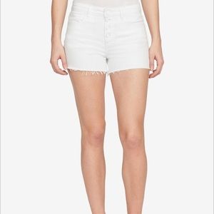 NWT William Rast Juniors White Highrise Shorts